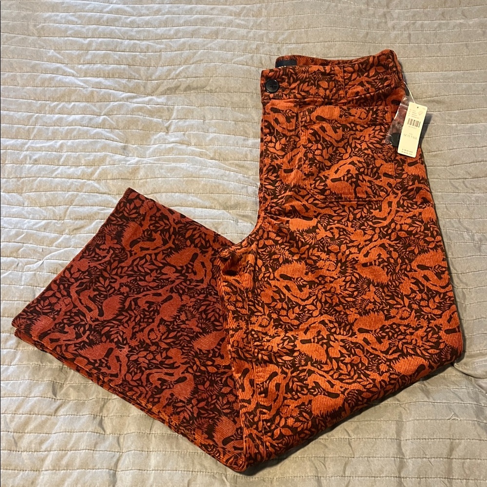 Maeve The Colette Corduroy Full Length Wide-Leg Pants 31 Tall